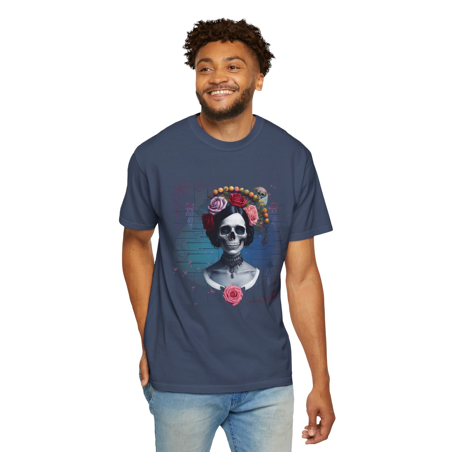 ARTISAN Cotton T-shirt brided skull