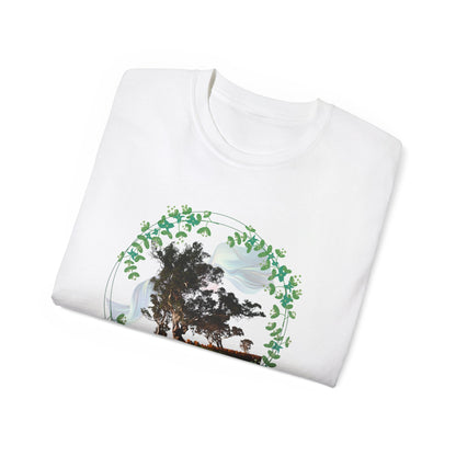 Women's Cotton T-shirt flowers