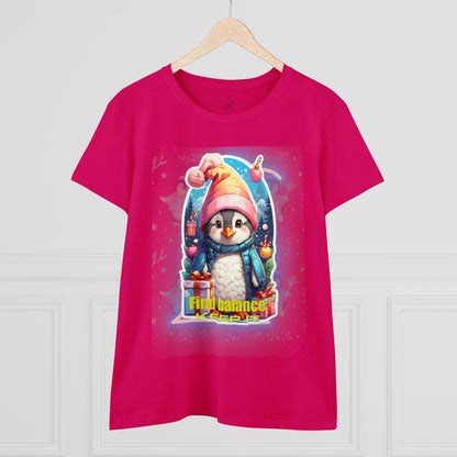 Women's Midweight Cotton Tee penguin