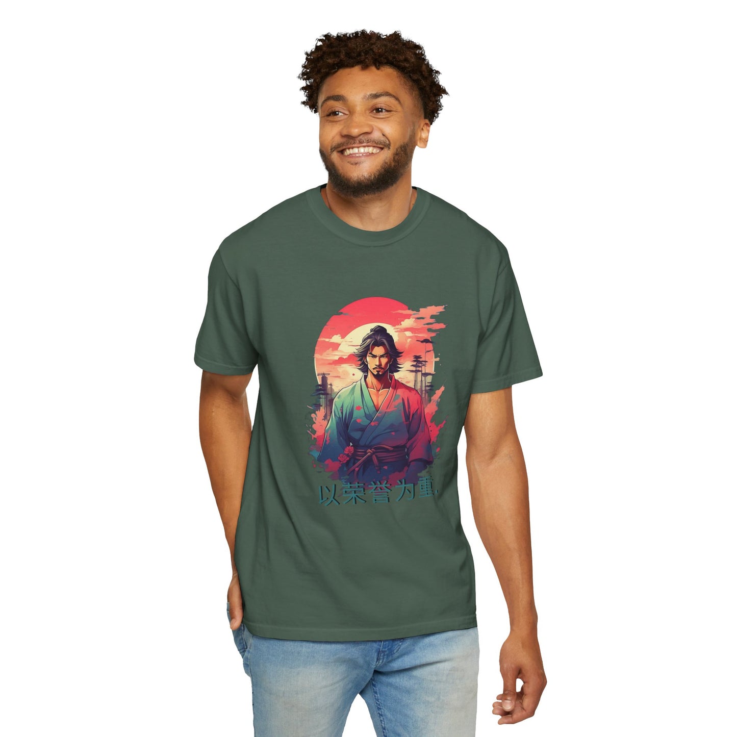 ARTISAN Cotton T-shirt samurai