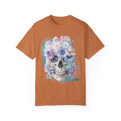 ARTISAN Cotton T-shirt flowers [Color variants]