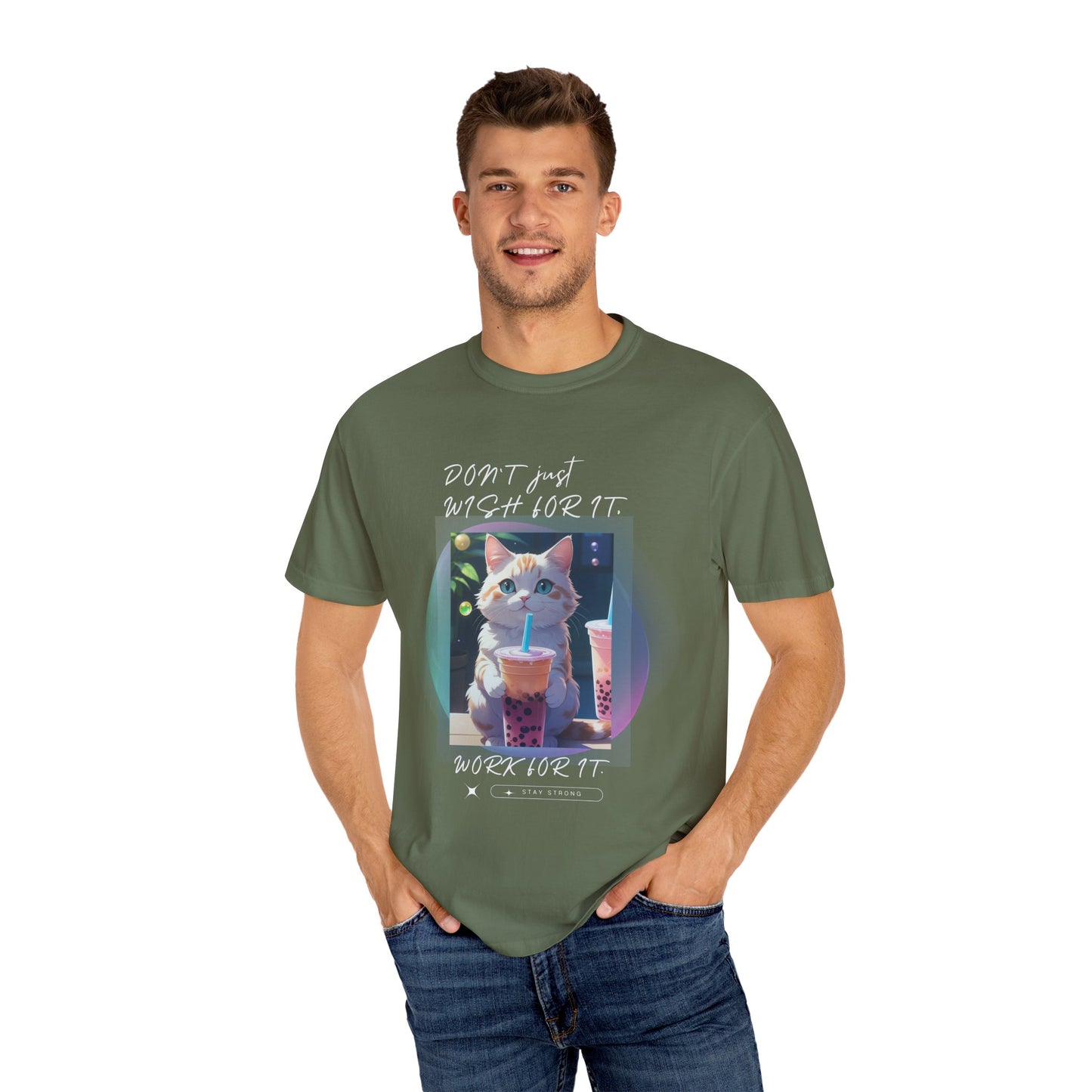 ARTISAN Cotton T-shirt cat design