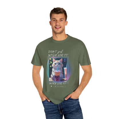 ARTISAN Cotton T-shirt cat design