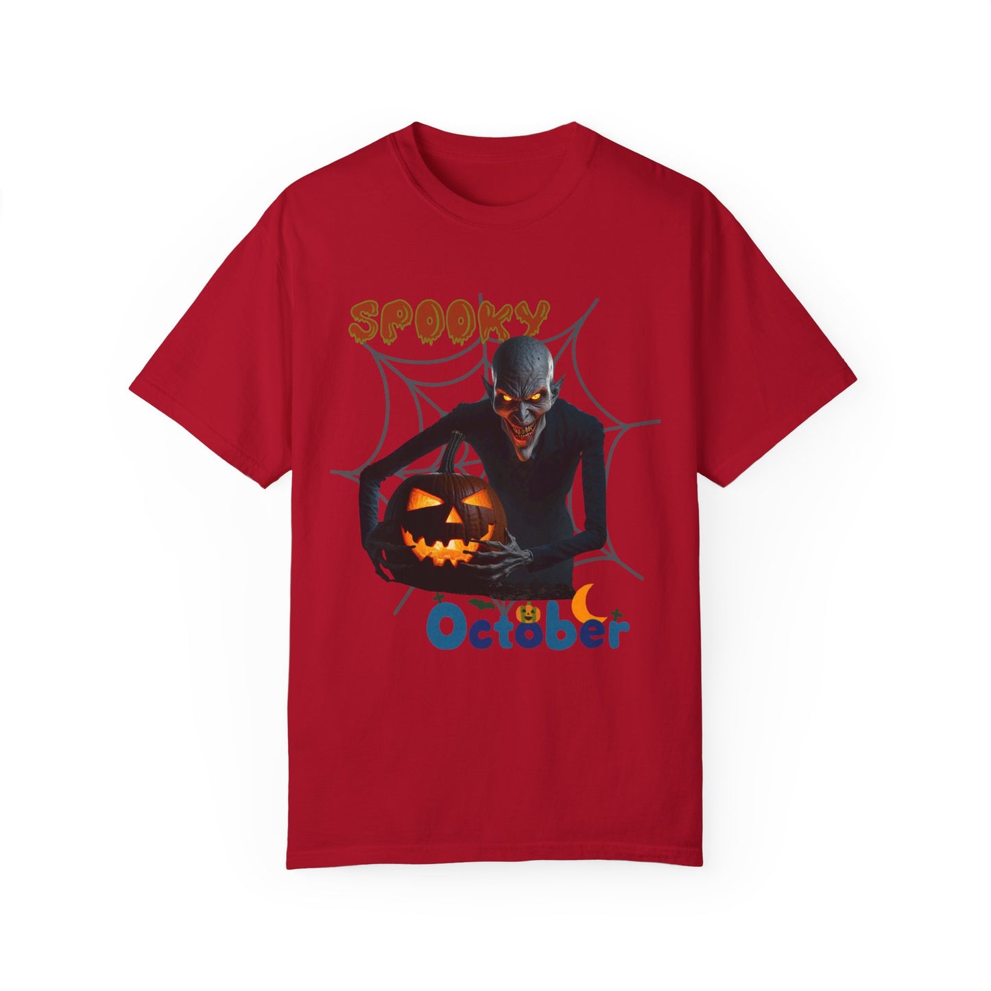 US Cotton Halloween T-shirt spooky