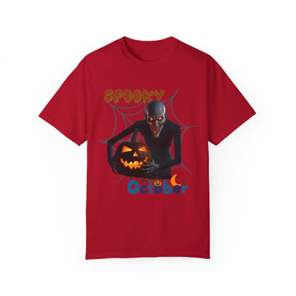 US Cotton Halloween T-shirt spooky