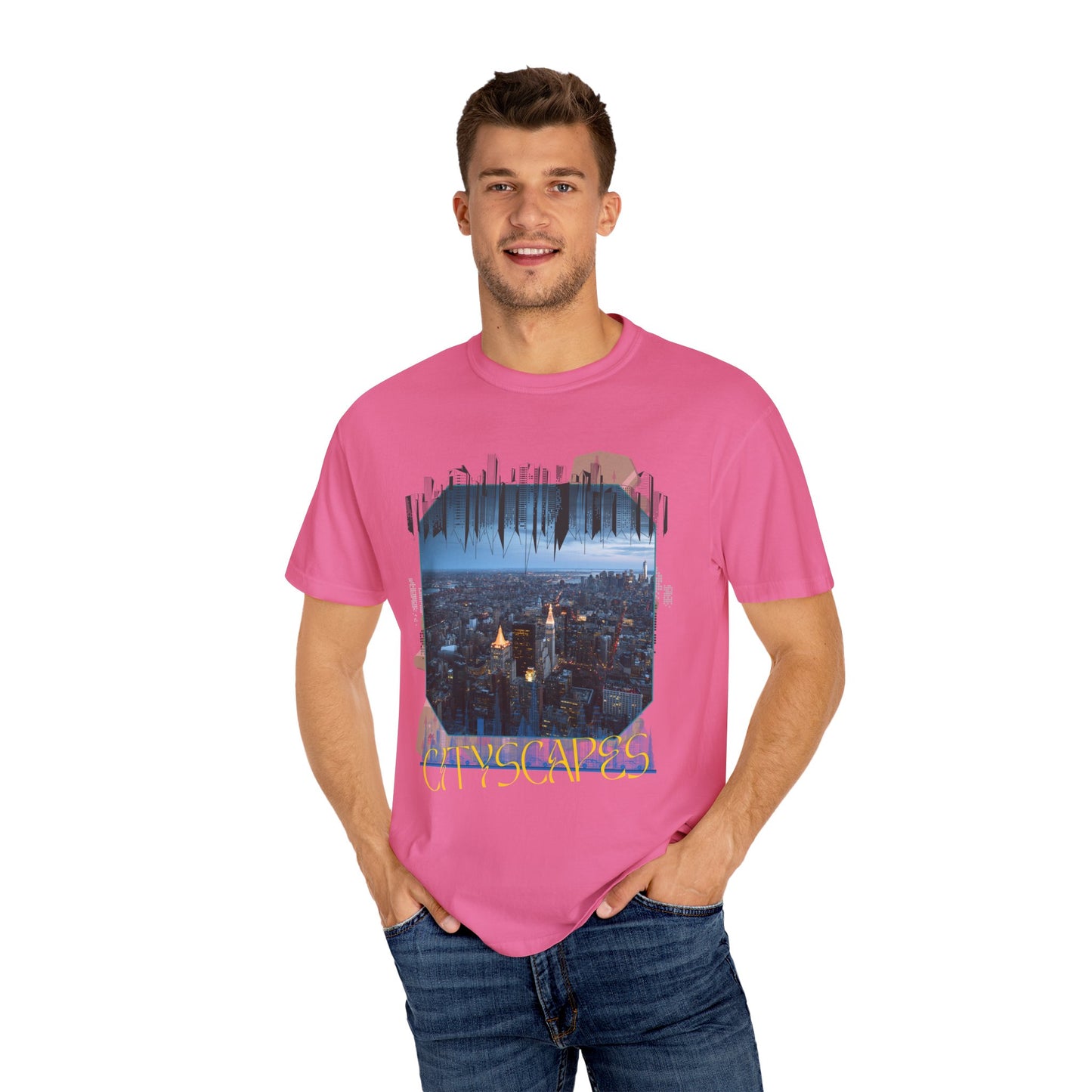 ARTISAN Cotton T-shirt cityscapes [Color Variants]