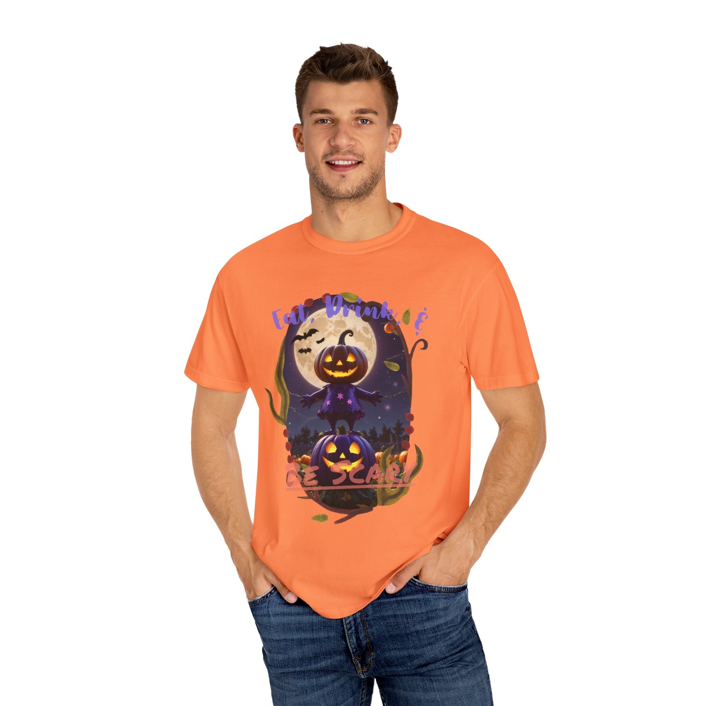 US Cotton Halloween T-shirt be scary