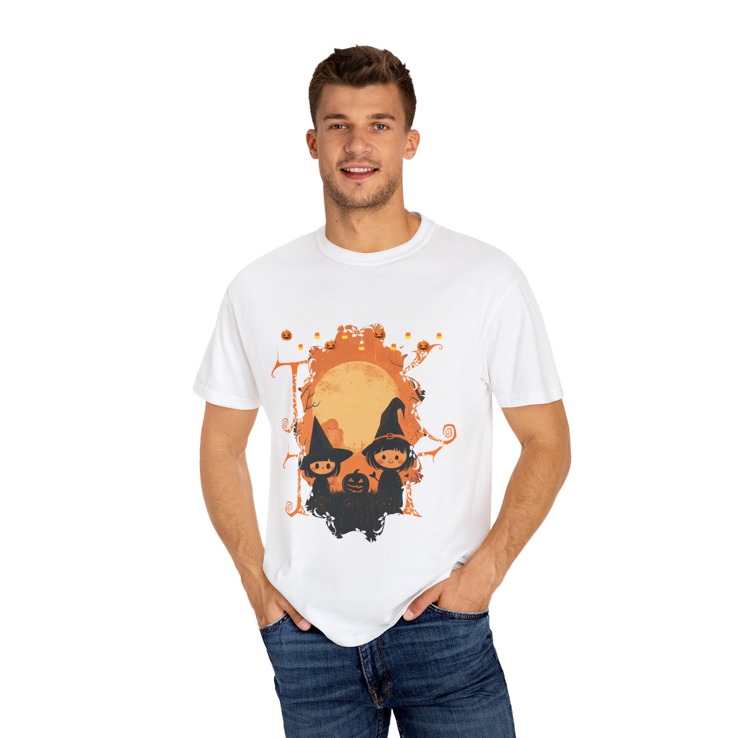 US Cotton Halloween T-shirt candy