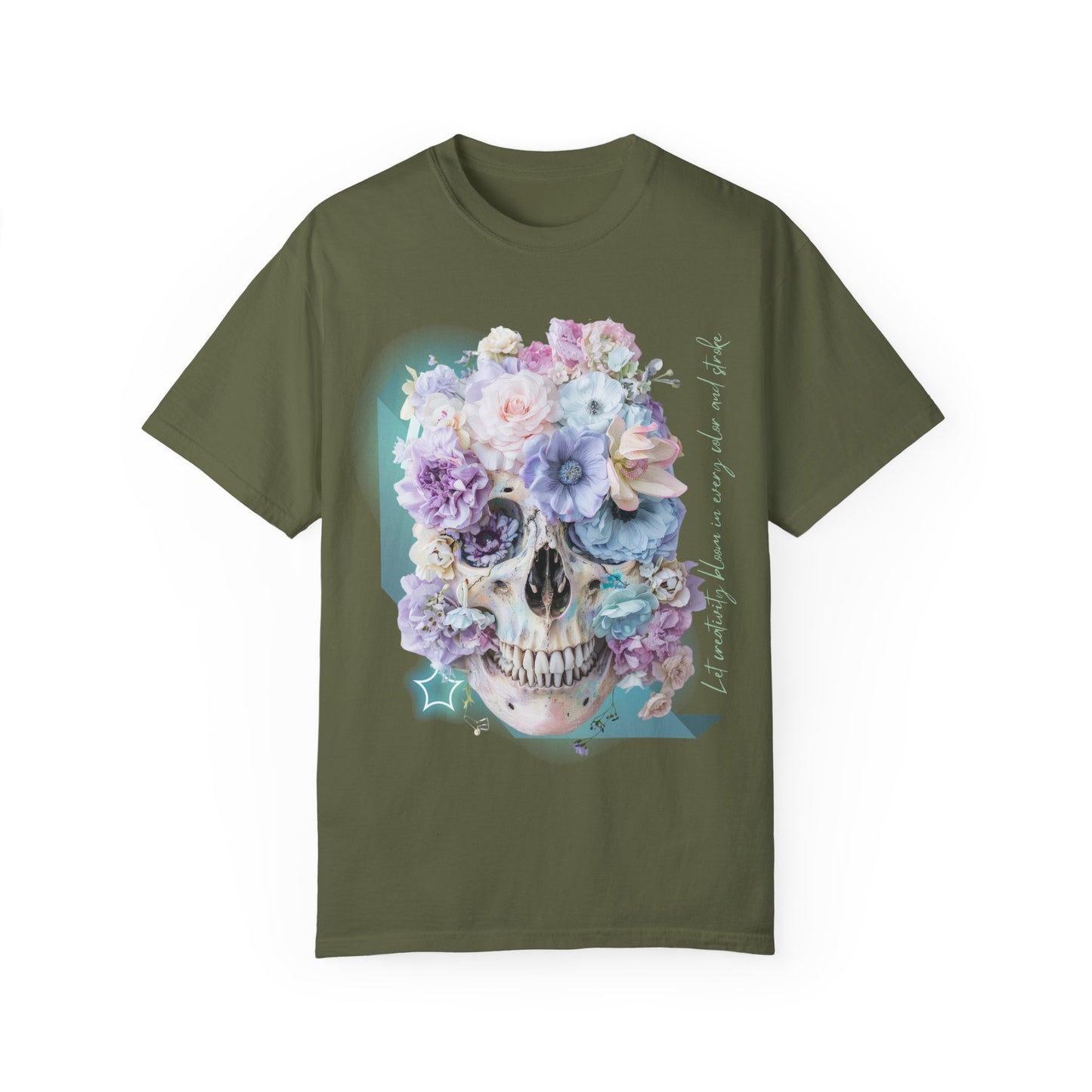 ARTISAN Cotton T-shirt flowers