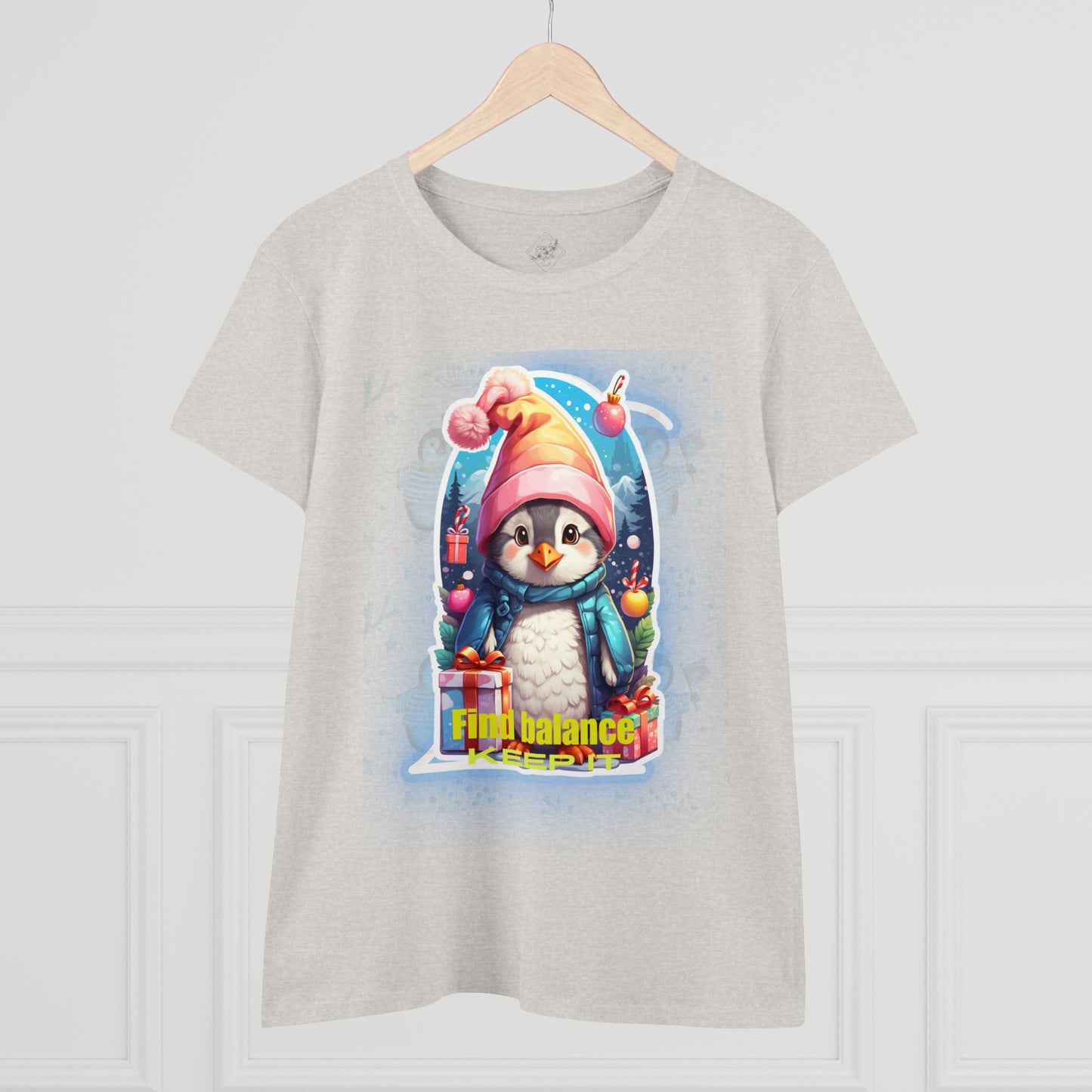 Women's Midweight Cotton Tee penguin