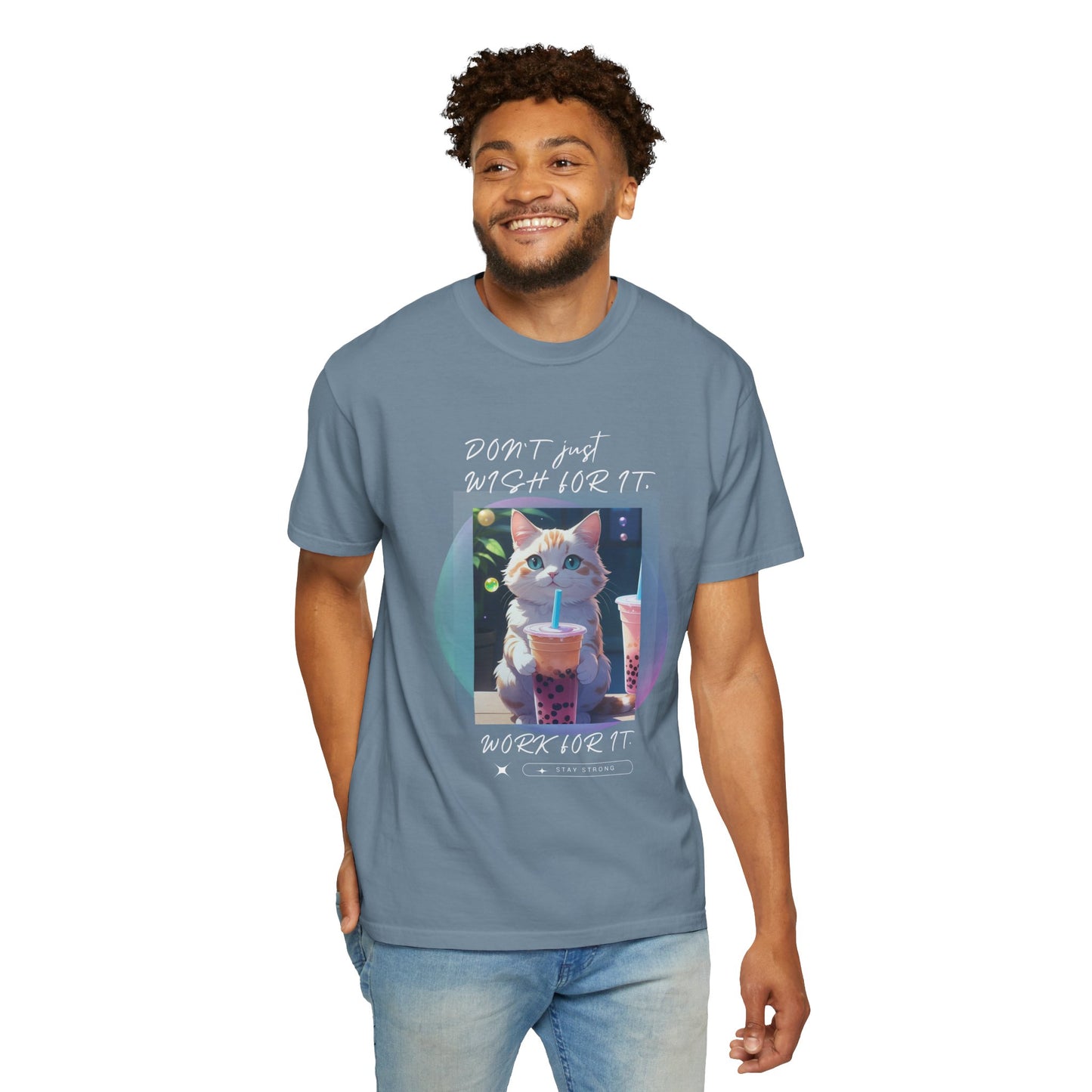 ARTISAN Cotton T-shirt cat design