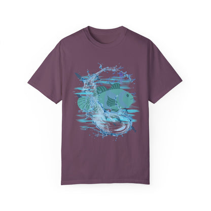 ARTISAN Cotton T-shirt waterfish