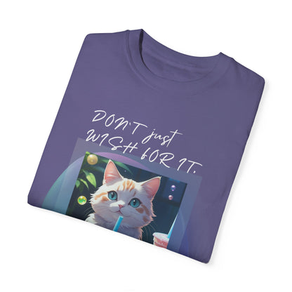 ARTISAN Cotton T-shirt cat design [Color Variants]