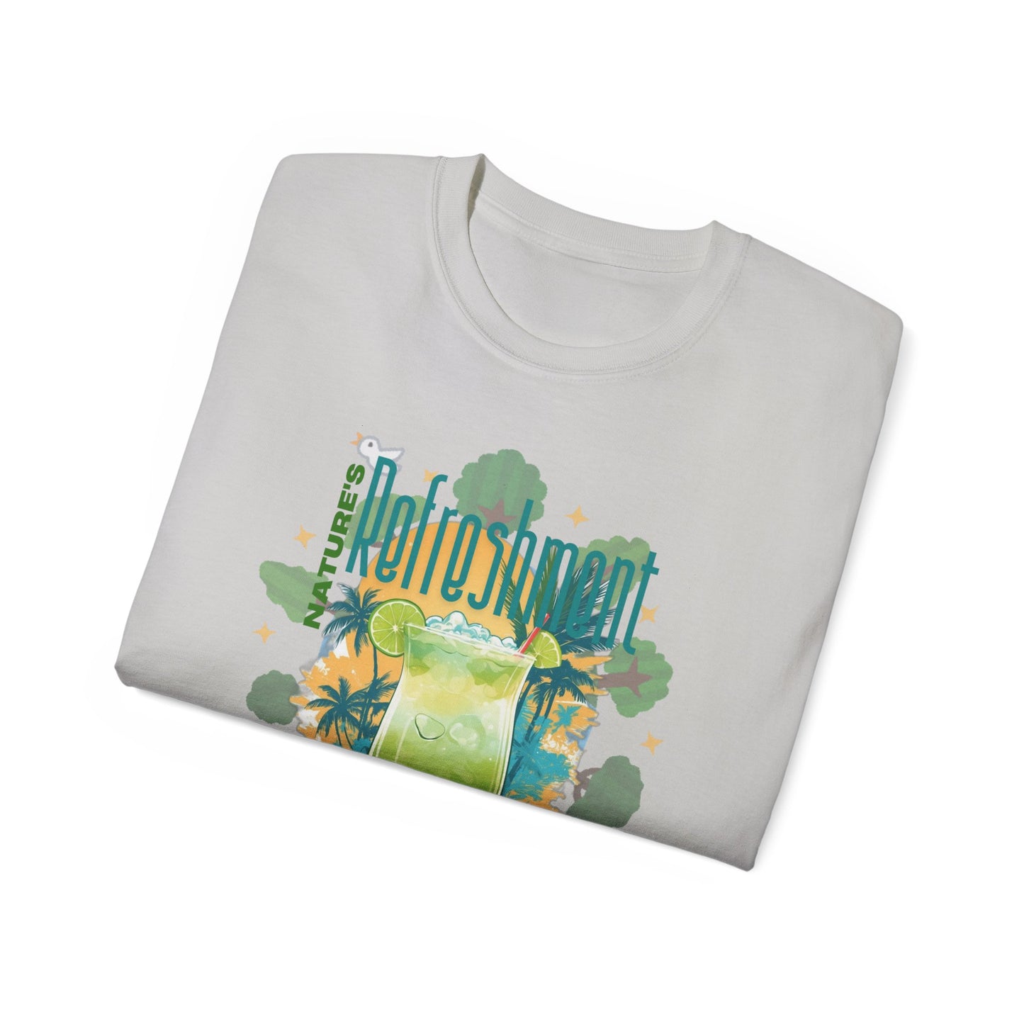 Cotton T-shirt refreshment