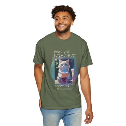 ARTISAN Cotton T-shirt cat design