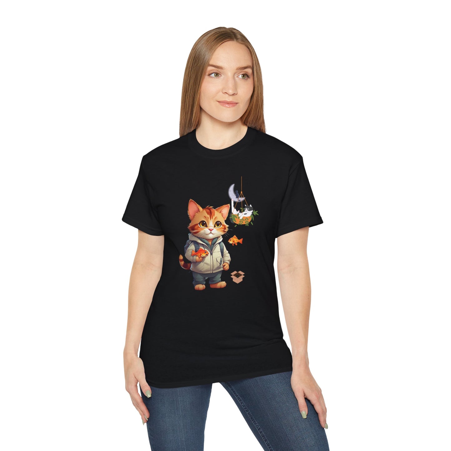 Women's Cotton T-shirt kitten