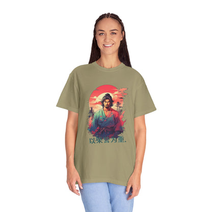 ARTISAN Cotton T-shirt samurai