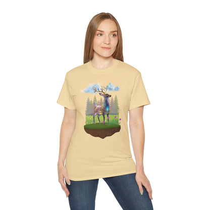 Women's Cotton T-shirt deer