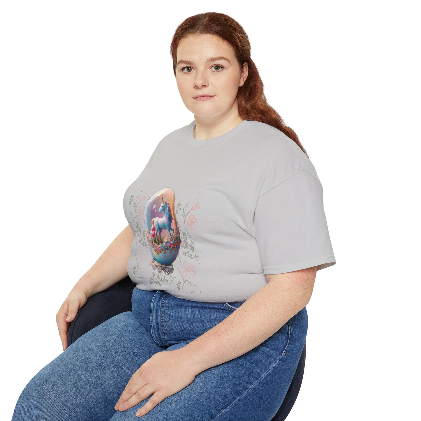 Women's Cotton T-shirt unicorn