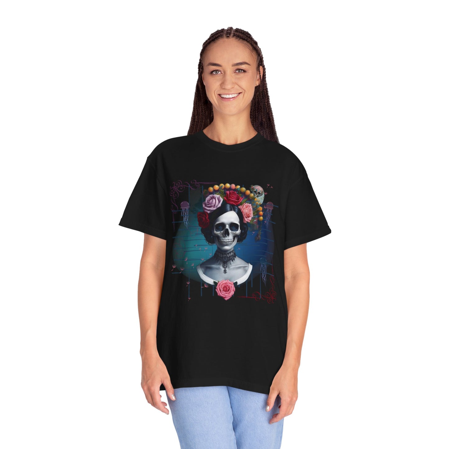 ARTISAN Cotton T-shirt brided skull