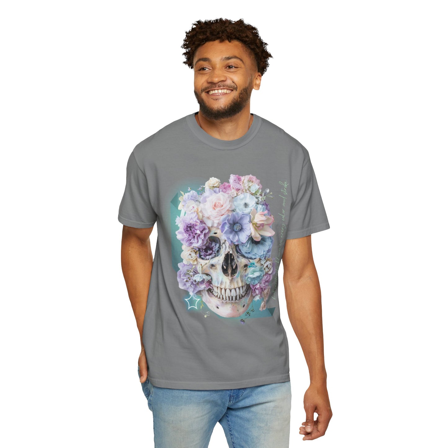 ARTISAN Cotton T-shirt flowers