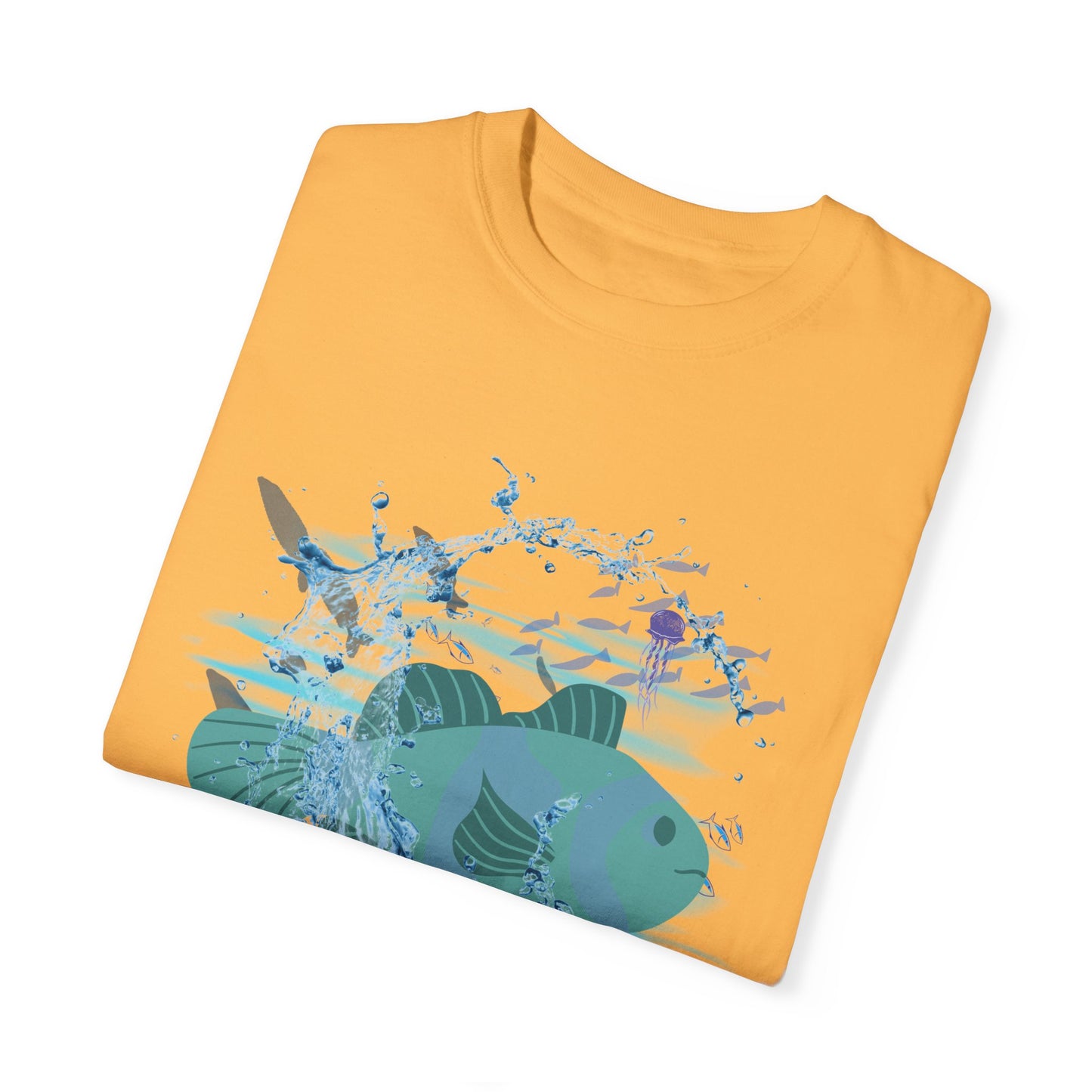 ARTISAN Cotton T-shirt waterfish