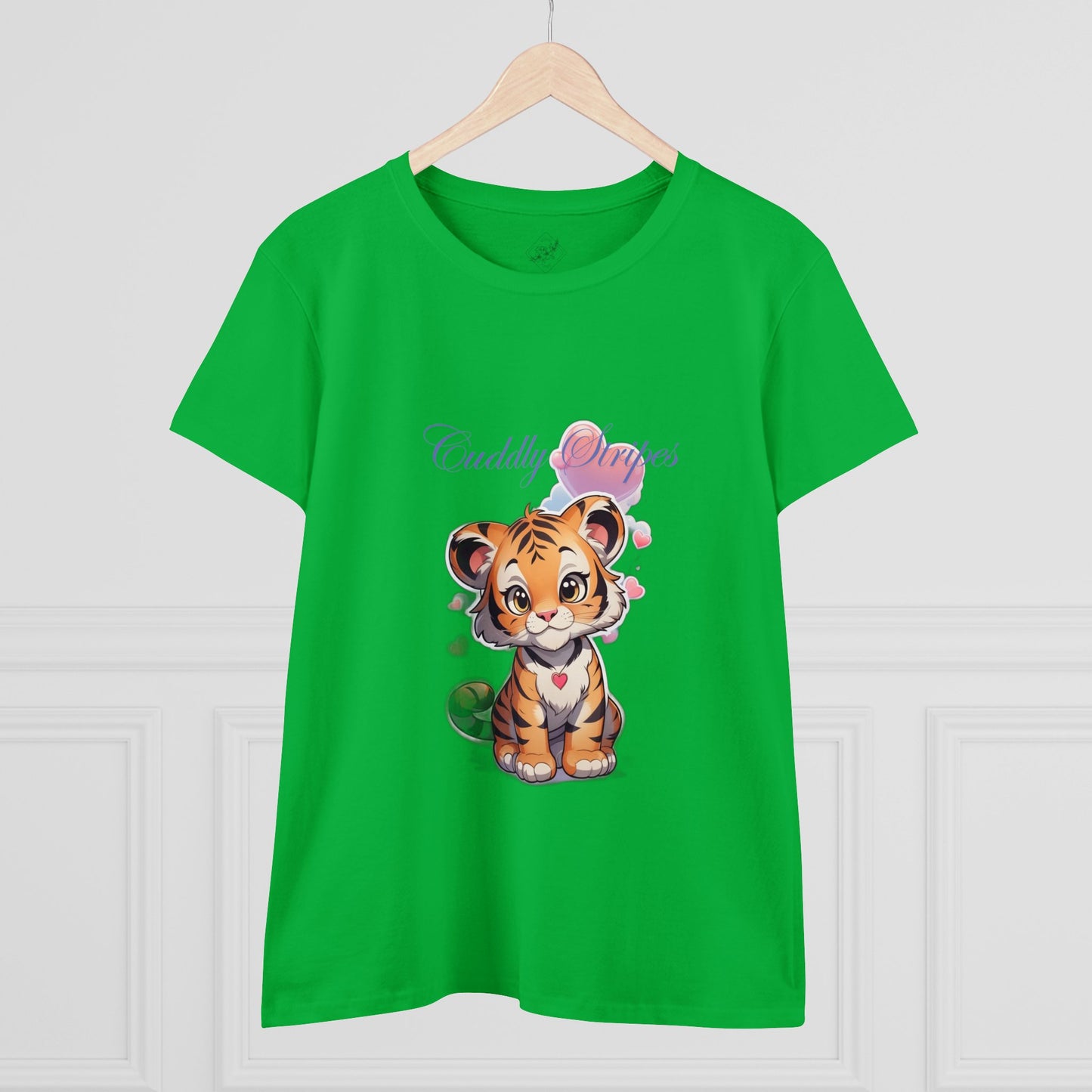 Women's Midweight Cotton Tee cub design