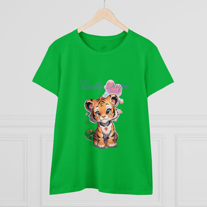 Women's Midweight Cotton Tee cub design