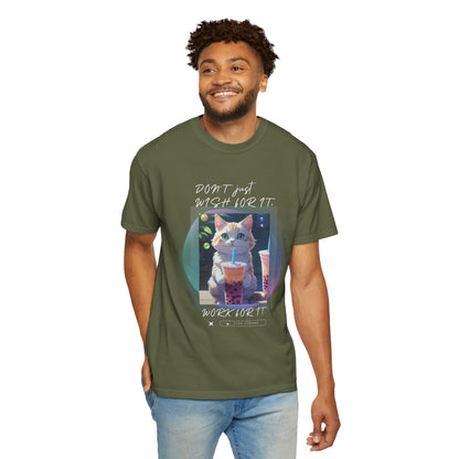 ARTISAN Cotton T-shirt cat design