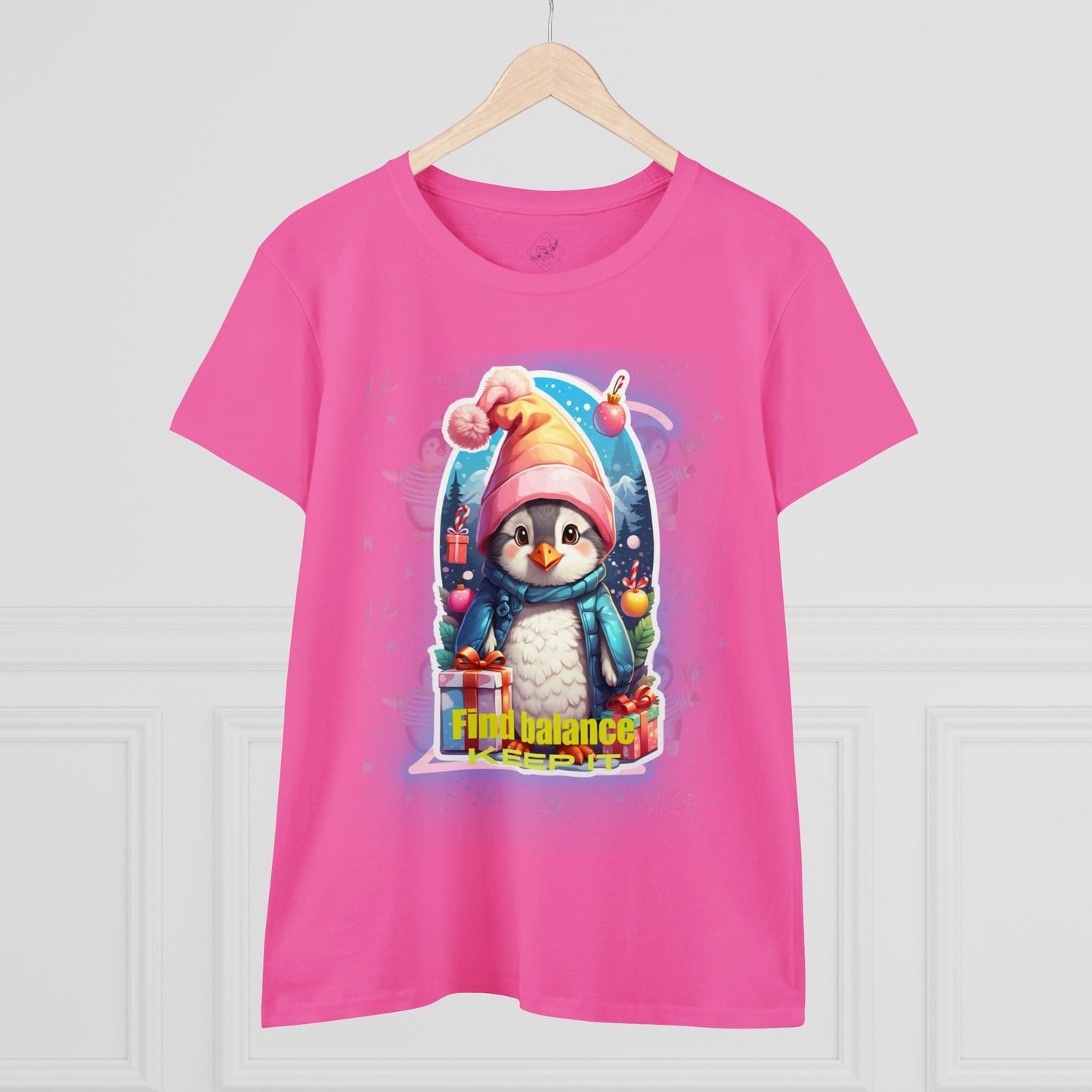 Women's Midweight Cotton Tee penguin