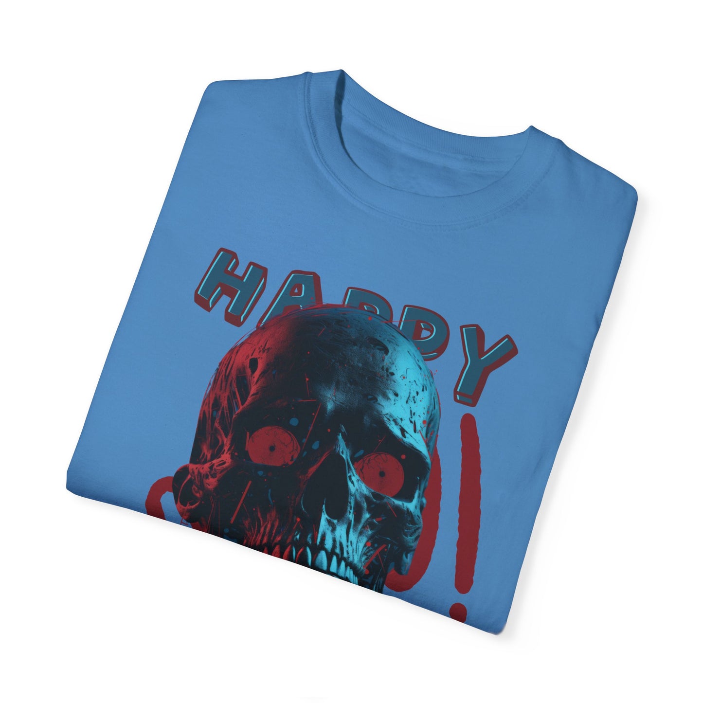 US Cotton Halloween T-shirt skull