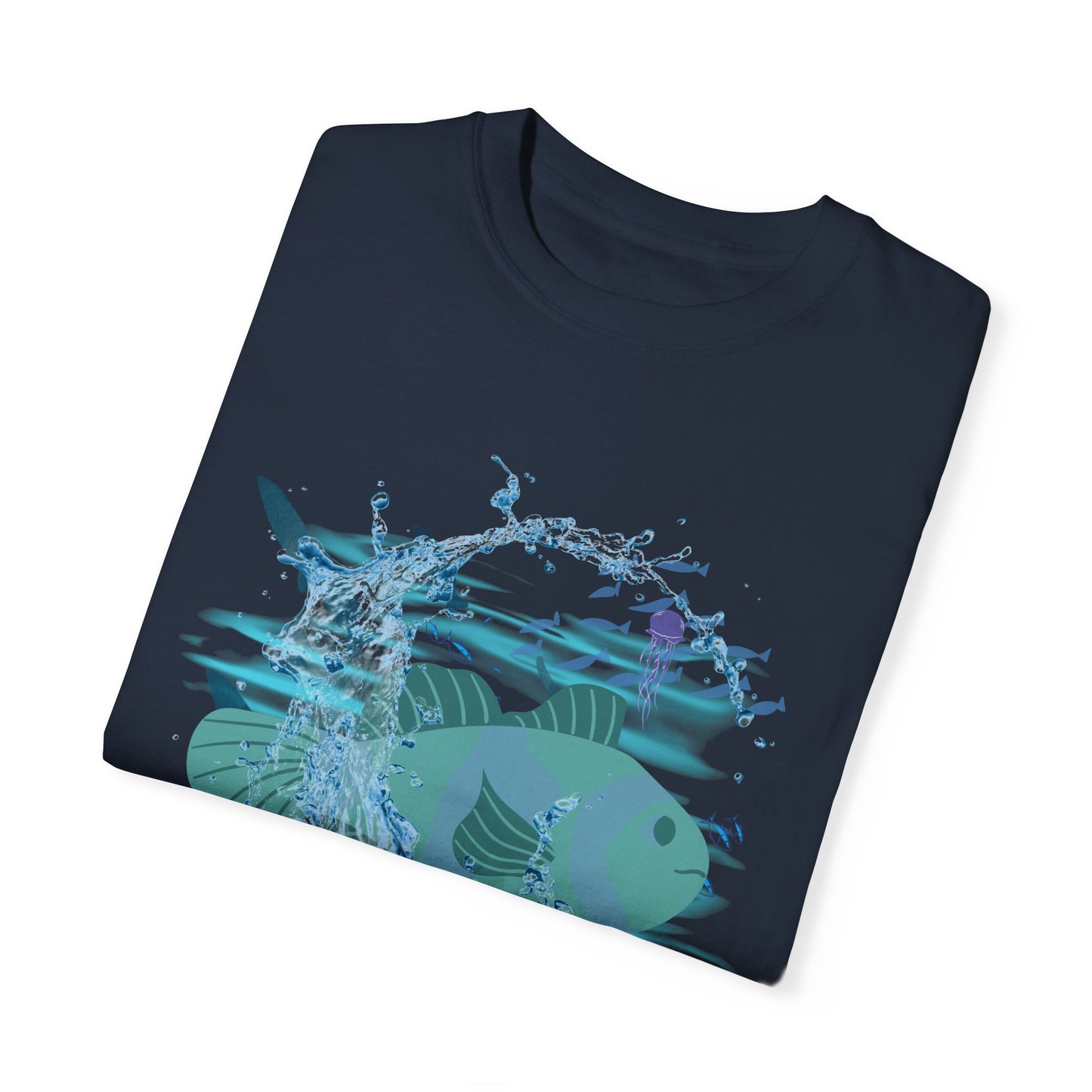 ARTISAN Cotton T-shirt waterfish