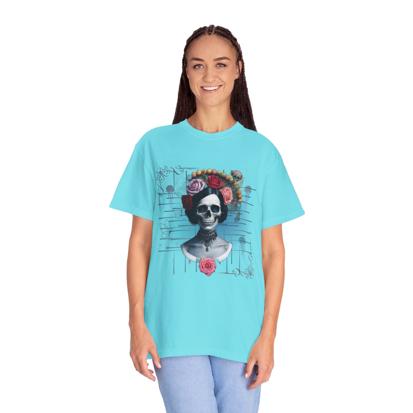 ARTISAN Cotton T-shirt brided skull