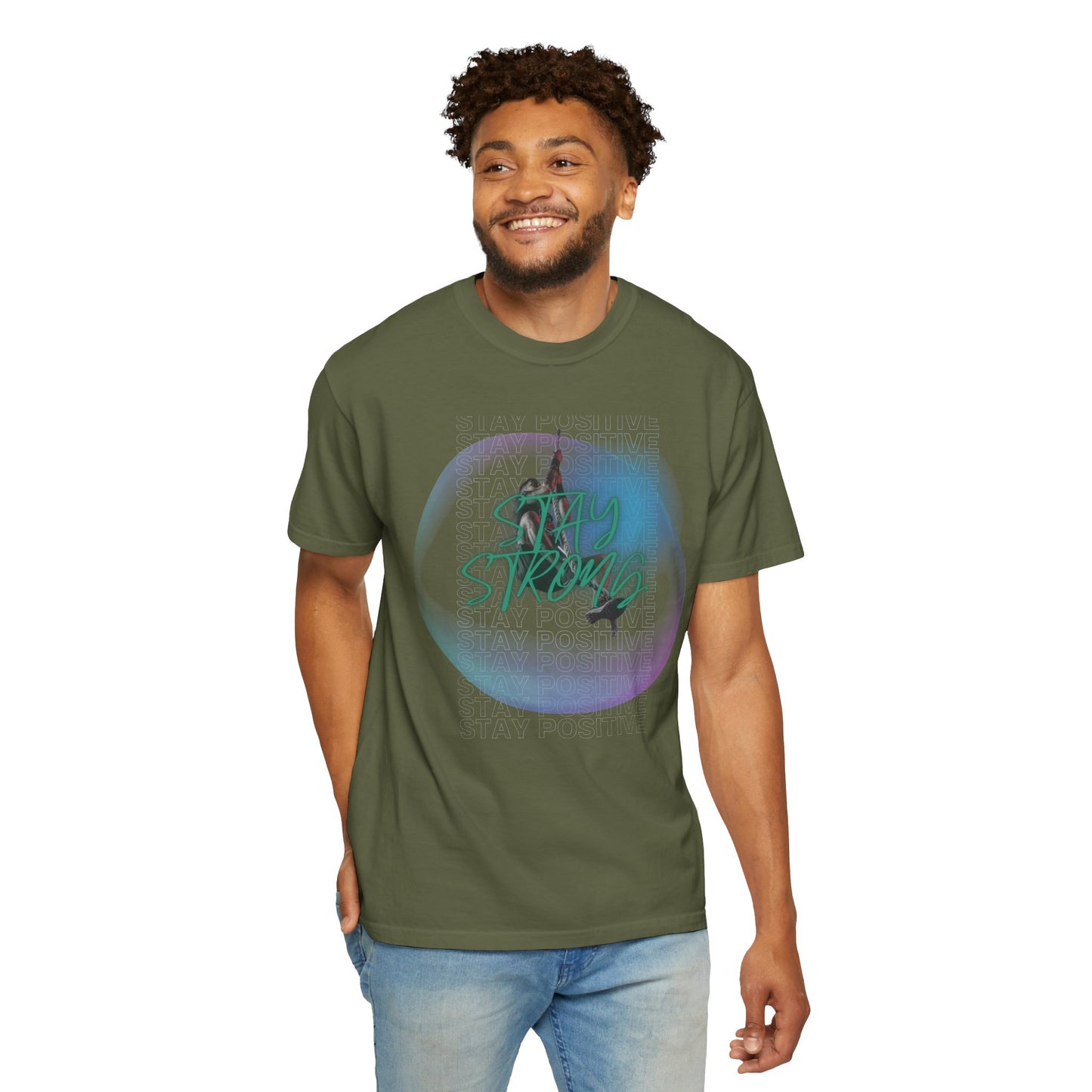 ARTISAN Cotton T-shirt stay positive