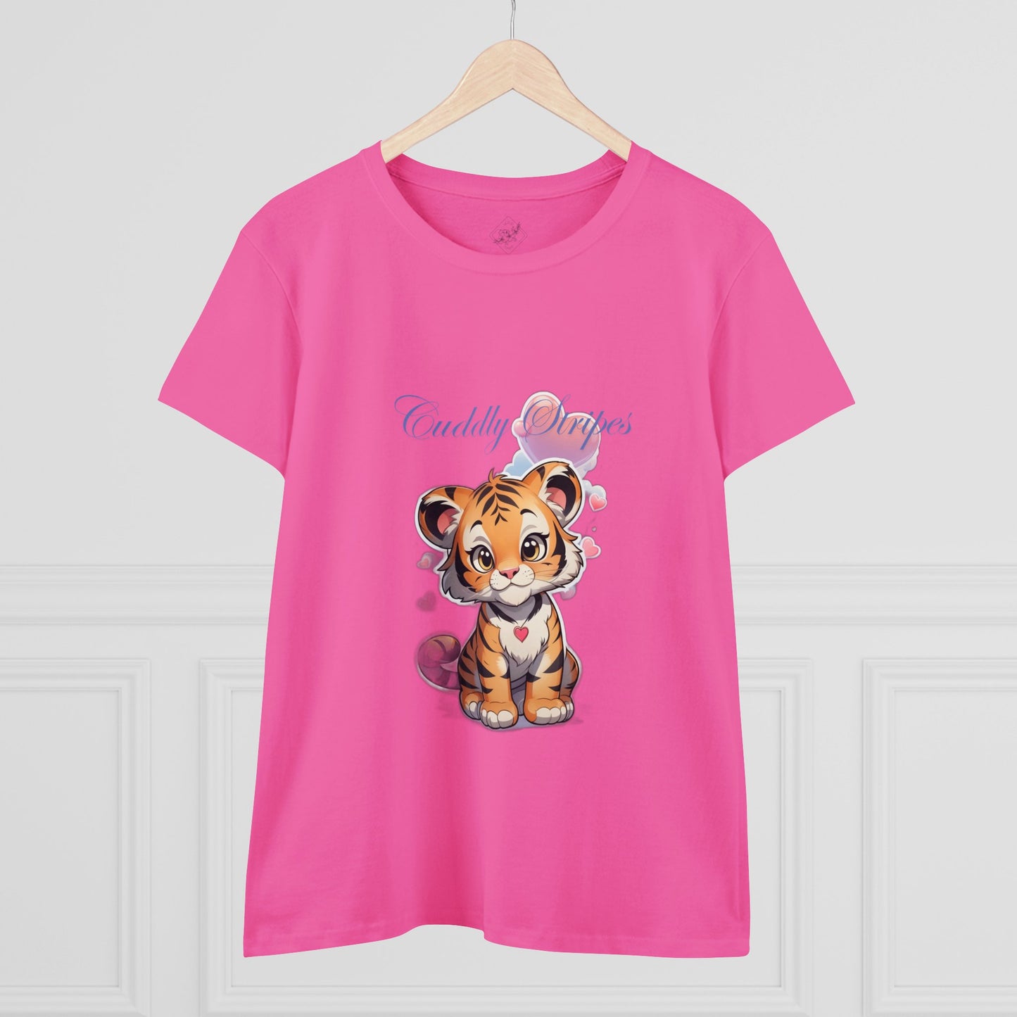 Women's Midweight Cotton Tee cub design