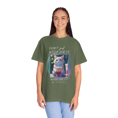 ARTISAN Cotton T-shirt cat design