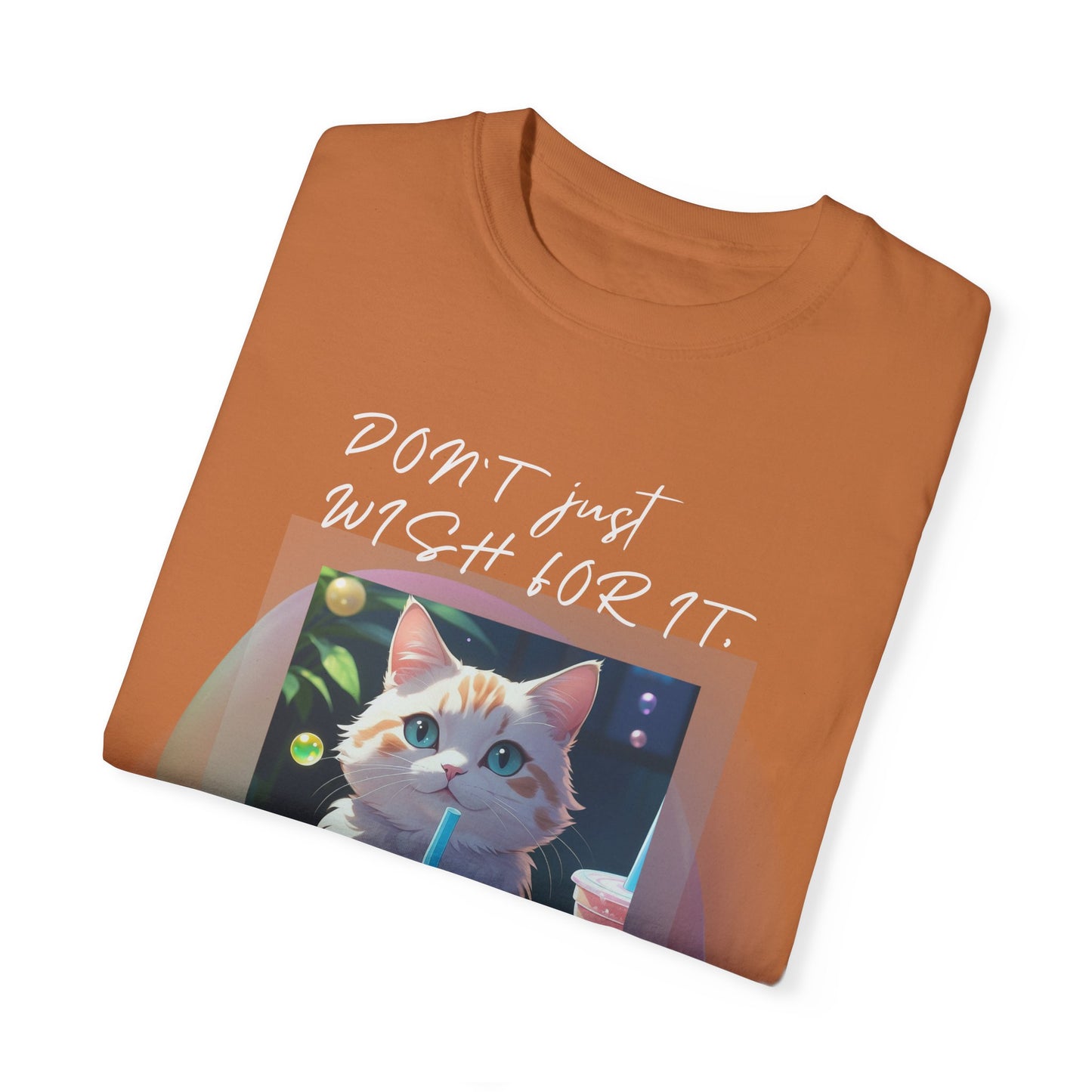 ARTISAN Cotton T-shirt cat design [Color Variants]