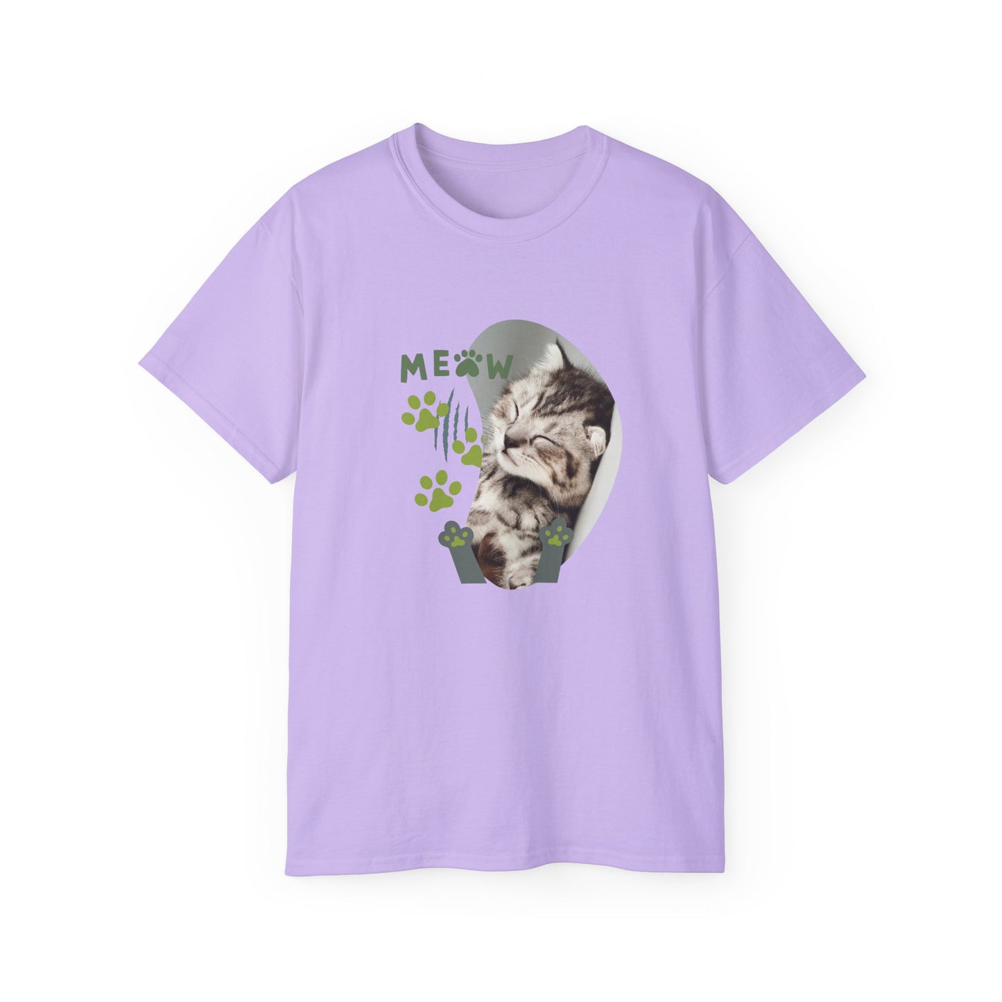 Women's Cotton T-shirt kitten