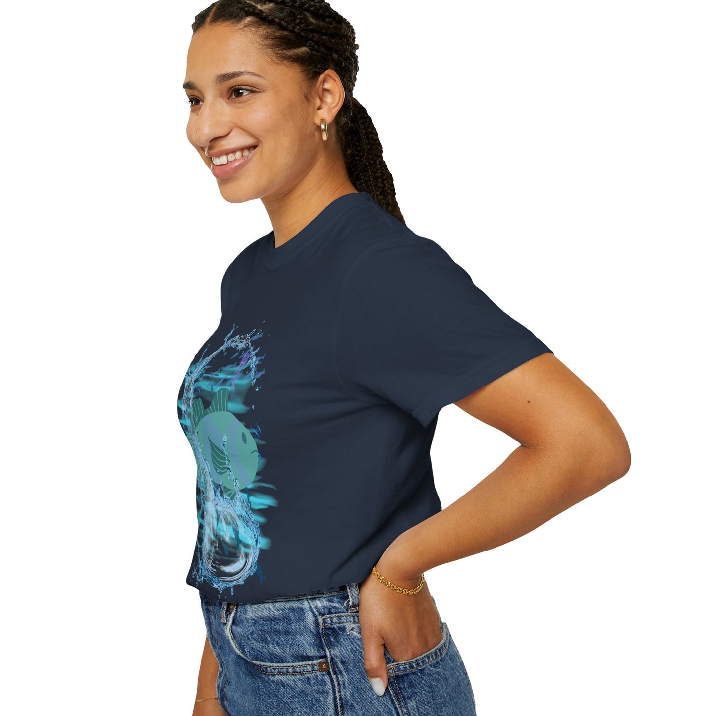 ARTISAN Cotton T-shirt waterfish