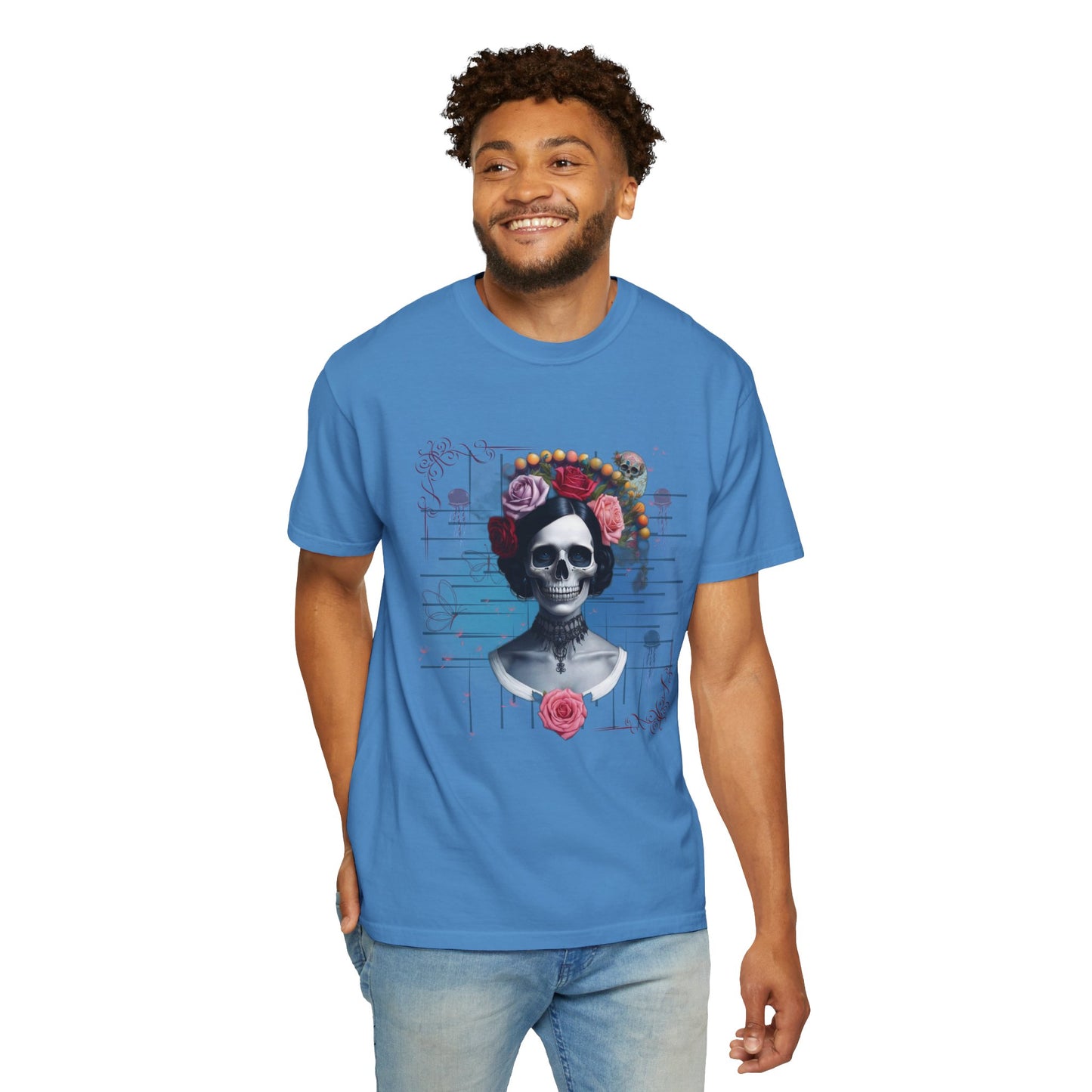 ARTISAN Cotton T-shirt brided skull