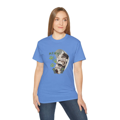 Women's Cotton T-shirt kitten