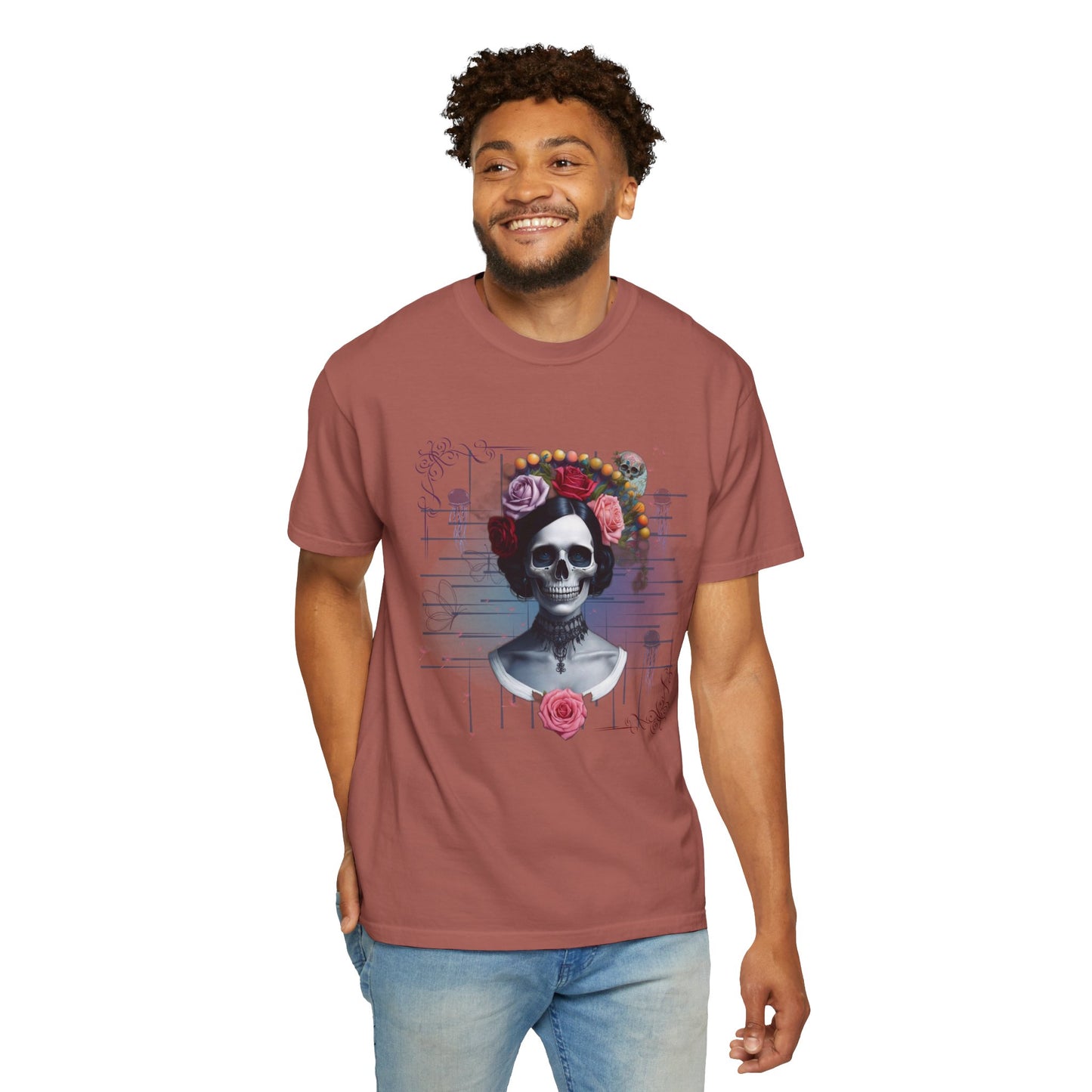 ARTISAN Cotton T-shirt brided skull