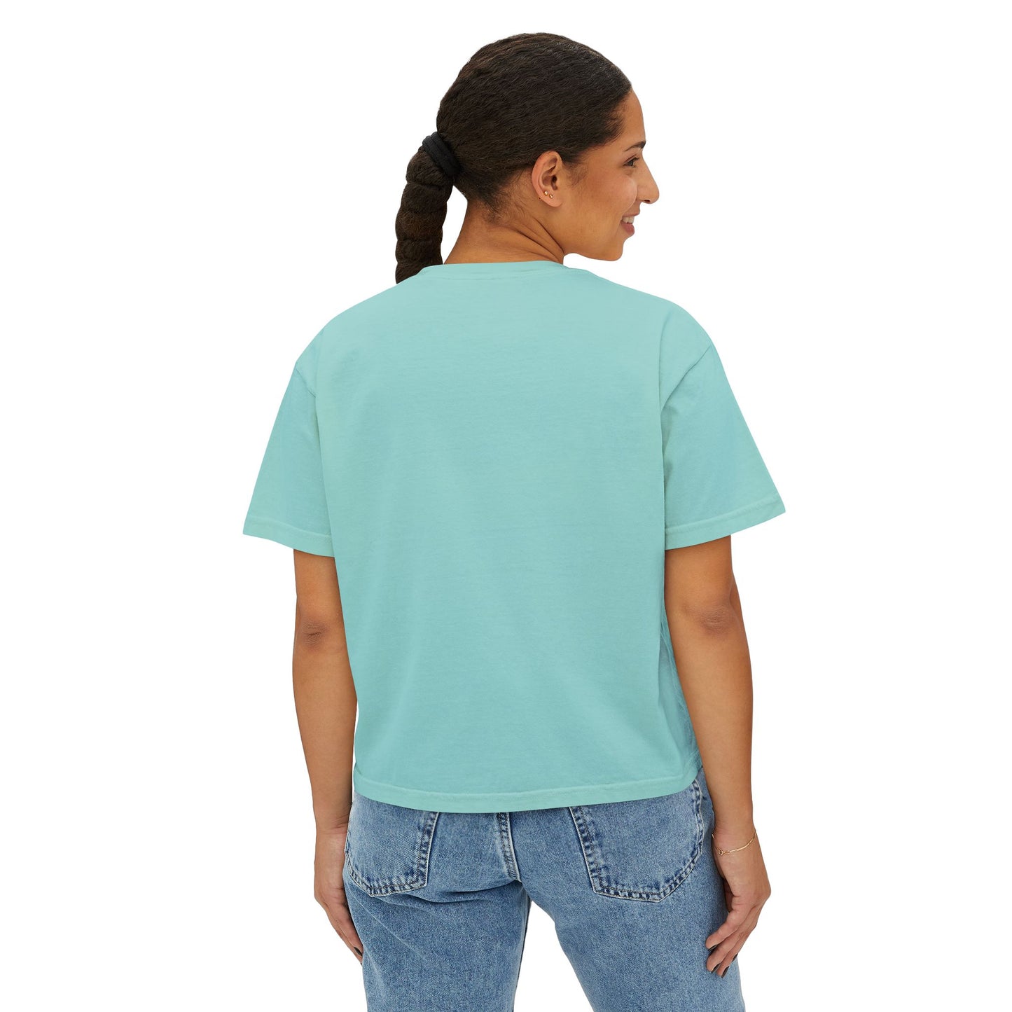 Women's Boxy Tee cat