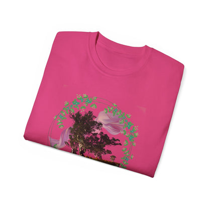 Women's Cotton T-shirt flowers