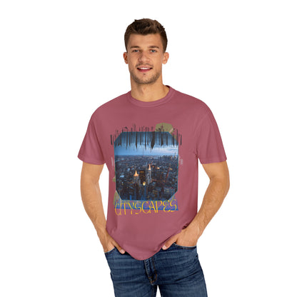 ARTISAN Cotton T-shirt cityscapes [Color Variants]