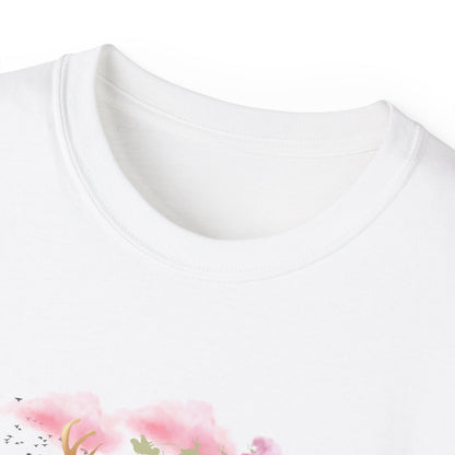 Women's Cotton T-shirt baby deer