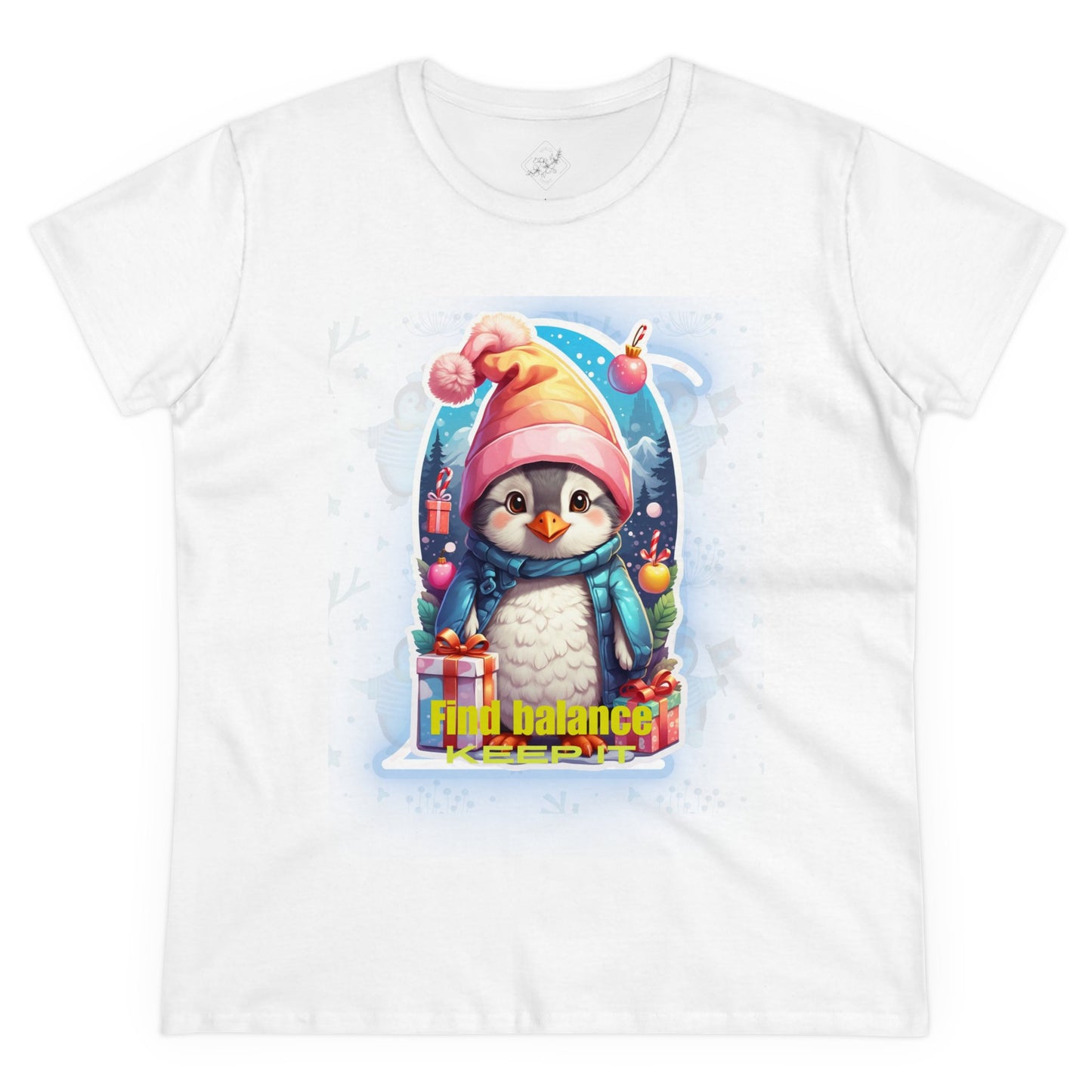 Women's Midweight Cotton Tee penguin