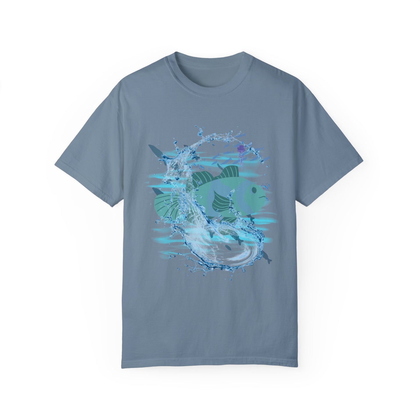 ARTISAN Cotton T-shirt waterfish