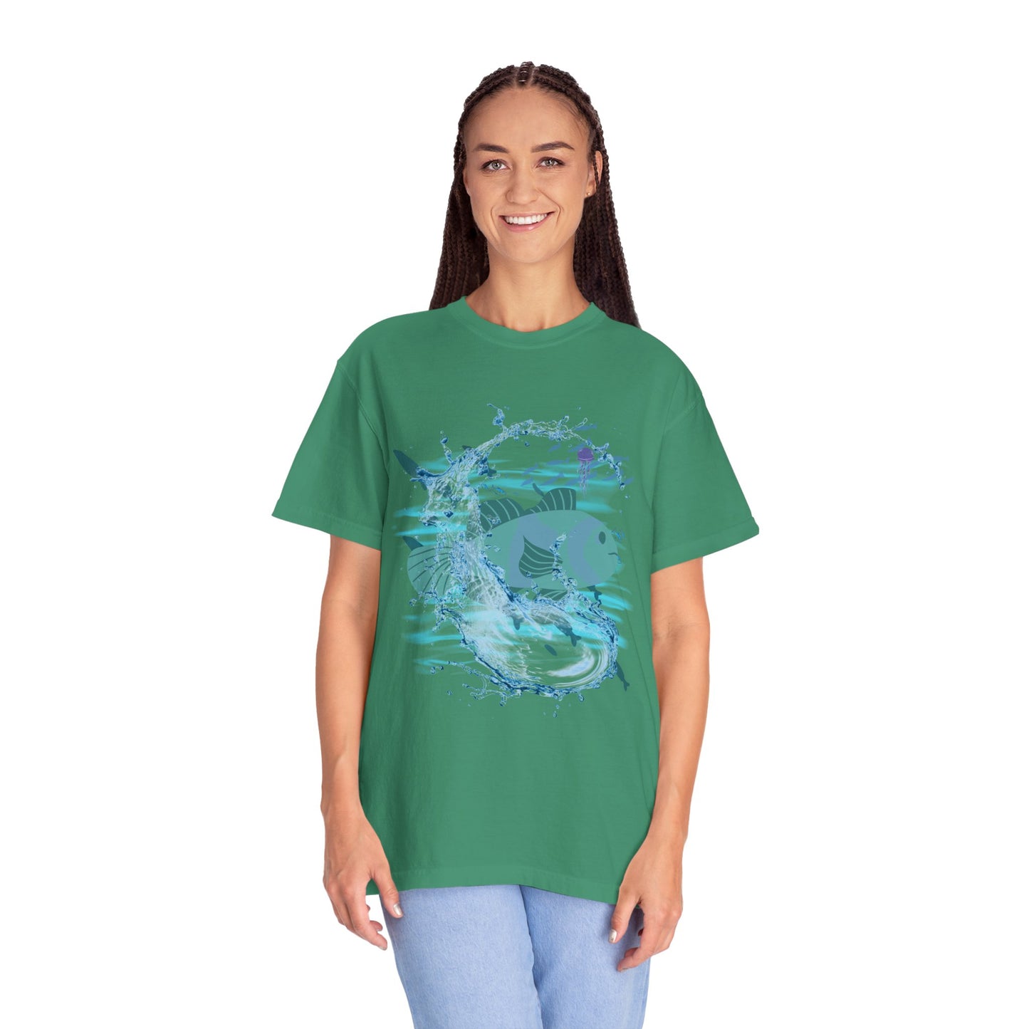 ARTISAN Cotton T-shirt waterfish