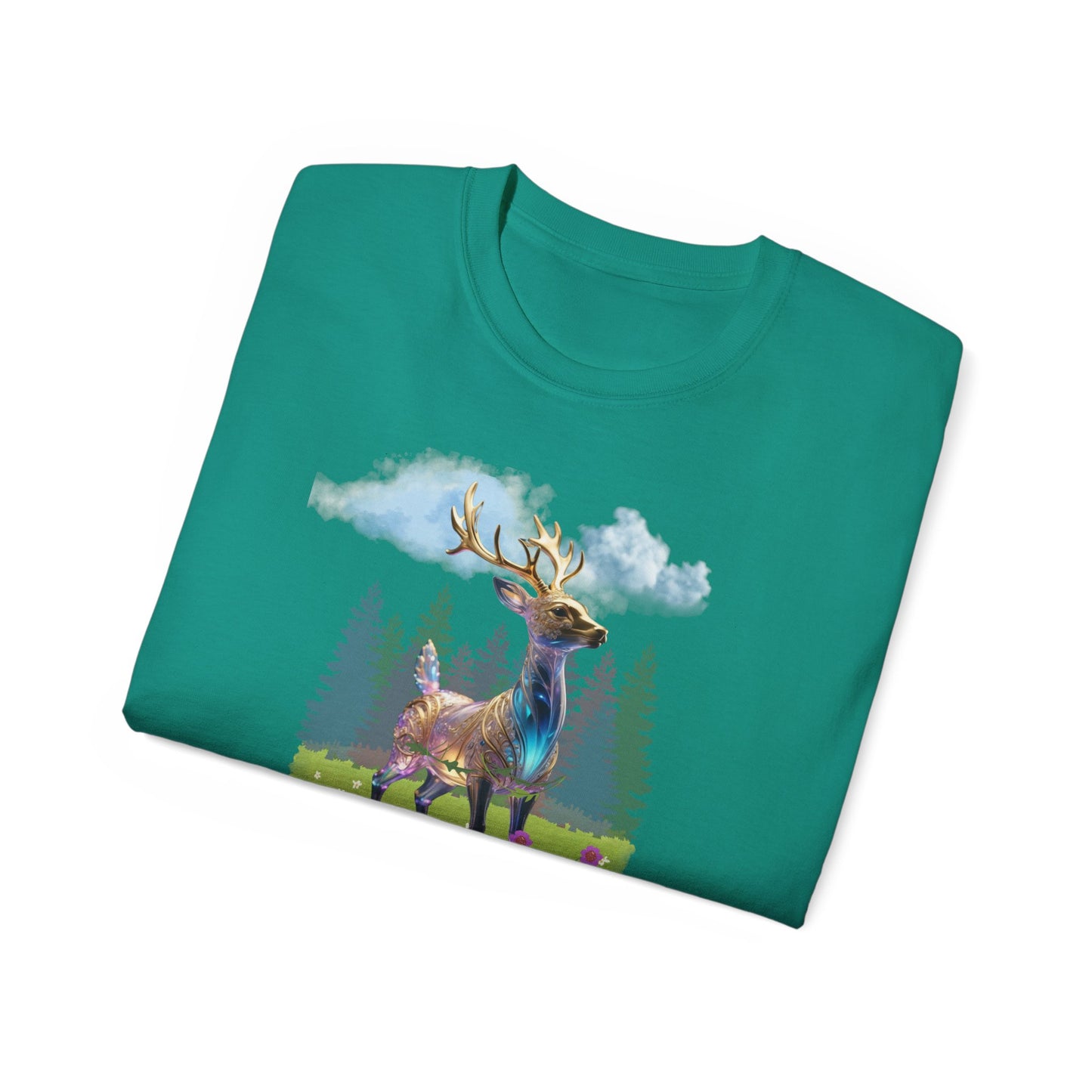 Women's Cotton T-shirt deer